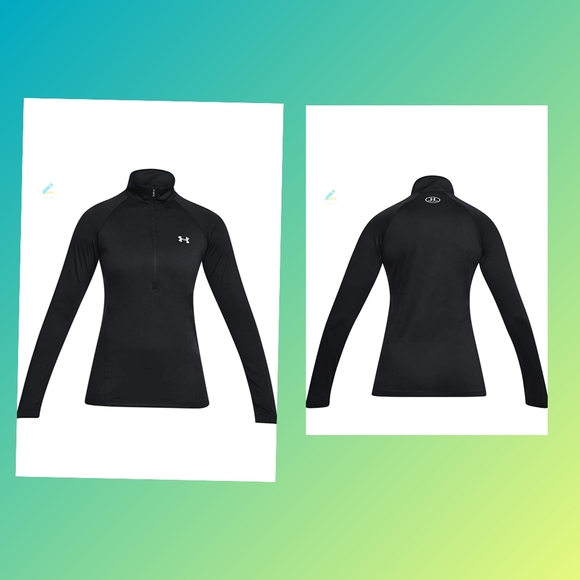 Under Armour Pull Over 1/4 Zip Long Sleeve New Size Large - Picture 2 of 7